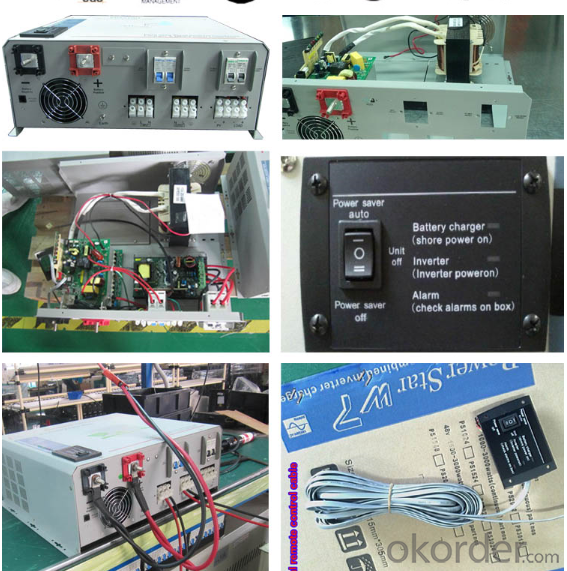 Solar System 12V 24V 1-3KW Inverter with Controller and Charger Pure Sine Wave