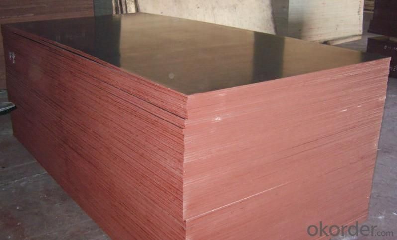 Poplar Core Black Film Faced Plywood For Construction Use