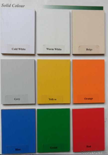 Melamine Faced MDF Boards in Solid Colors