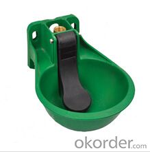 Plastic Water Bowl Green Color for Cattle or Horses