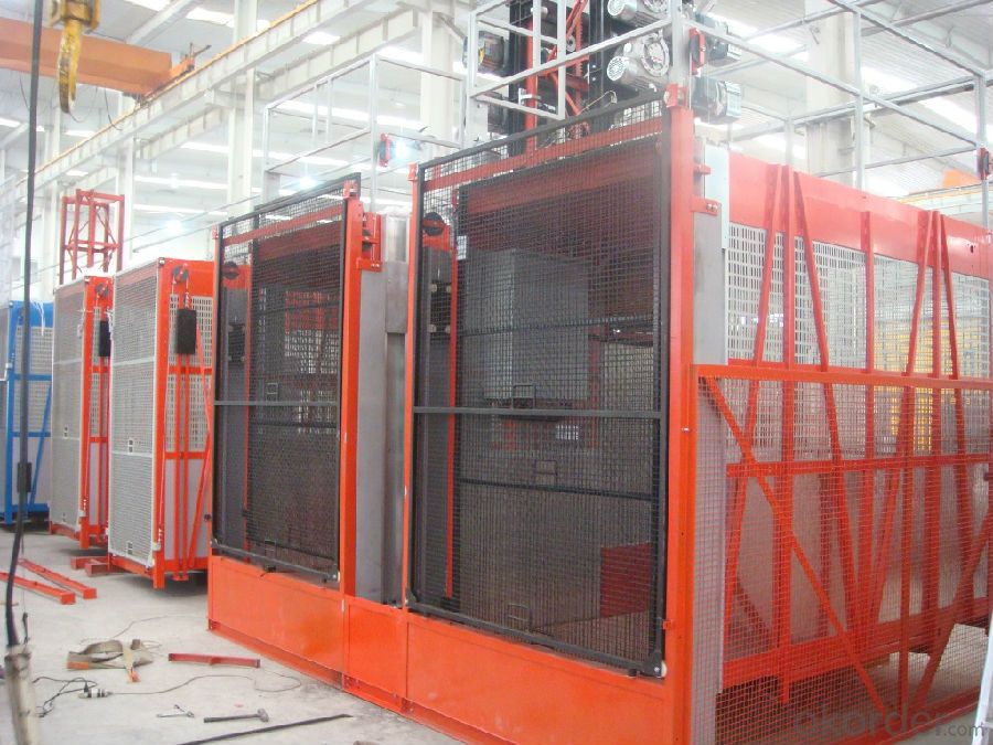 Building Hoist Single Cage/Double cage (Model:SC(D)200, SC(D)200/200)