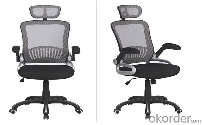 Office Style Mesh Chair with PP Arms and Adjustable Height
