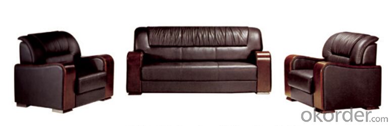 Office PU Leather Sofa with MDF Board Frame