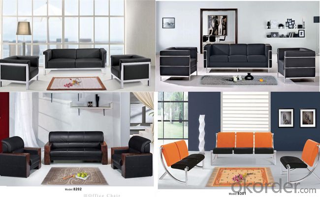 Offce Sofa/Waiting Chair Leather/Pu CMAX-GB8145