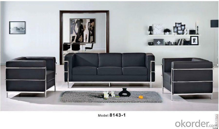 Offce Sofa/Waiting Chair Leather/Pu CMAX-GB8143