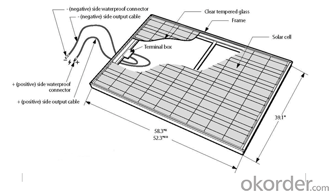 250w Polycrystalline Silicon Solar Panels