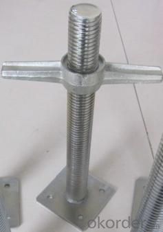 Base Jack Solid for Scaffolding and Formwork System