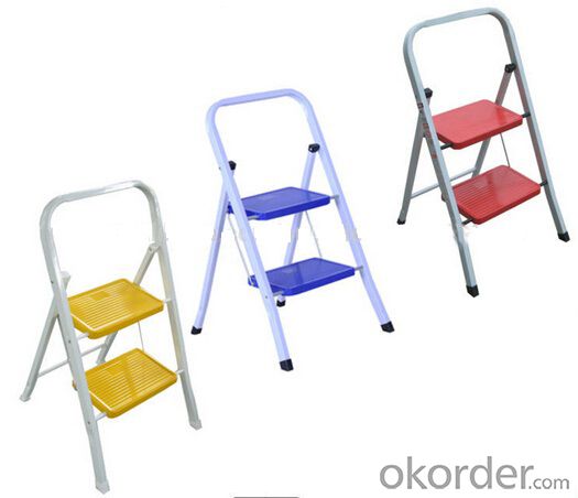 Steel Ladder with Folding Steps, Home Use
