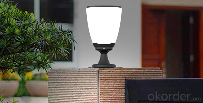Solar Garden Pillar Light ESL-05 with Energy Saving