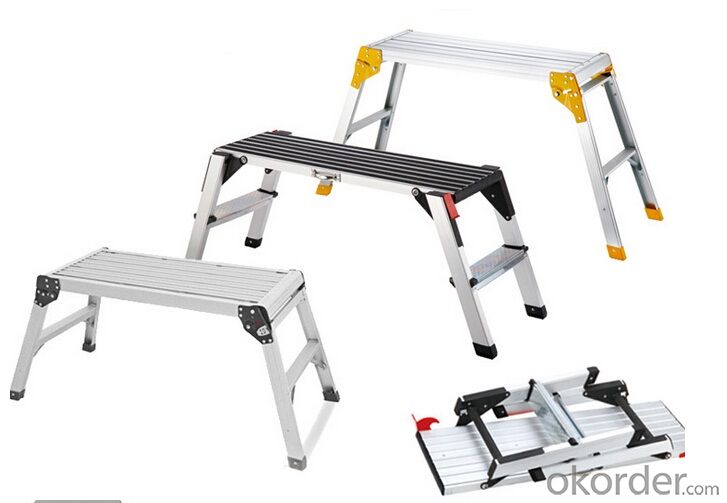 Adjustable Aluminium Platform Ladder,Hot Sale