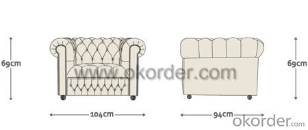 Stanhope Sofa for Palace and House Living Room