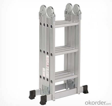 Anodized Aluminum Telescopic Ladder,Home and Industrial Use