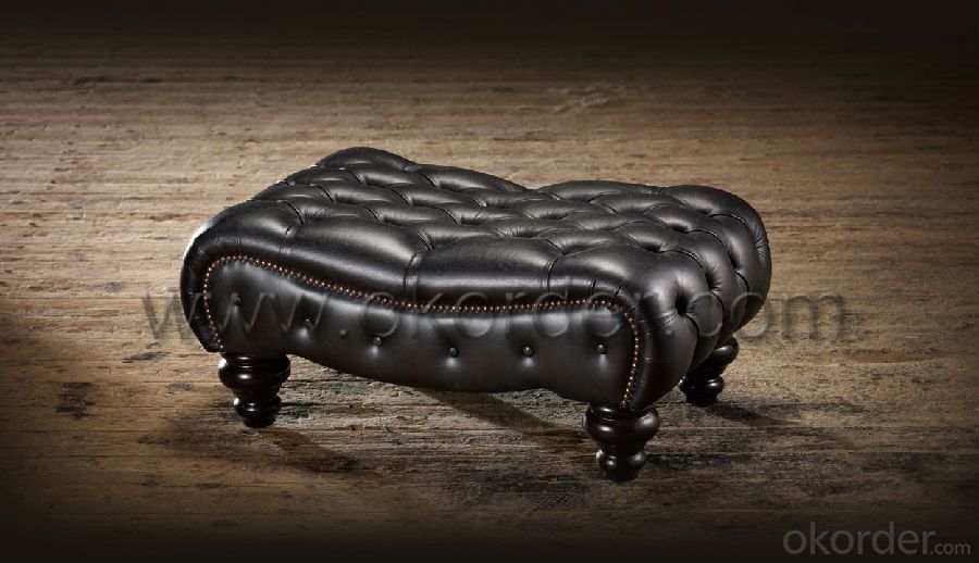 Grosvenor Footstool with Graceful Curves