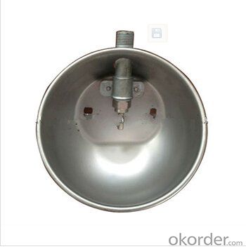 114mm Stainless Waterer for Pigs with Round Shape