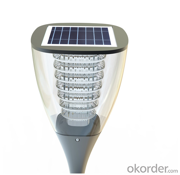 Solar  LED Solar Garden Light　Stainless Aluminum body