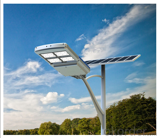 Solar street courtyard light　160W, 17% efficiency