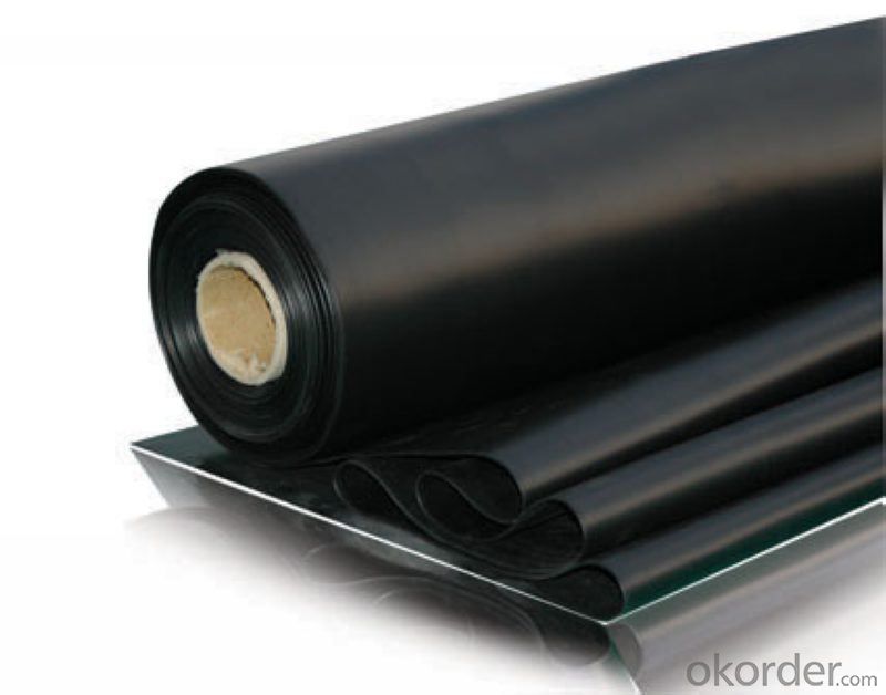 Weldable EPDM Waterproof Sheet Width1~4m Thickness 1.2mm~2.0mm for Basement Pond