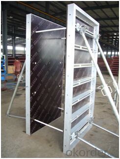 Aluminum Frame Wall Formwork for Wall Construction