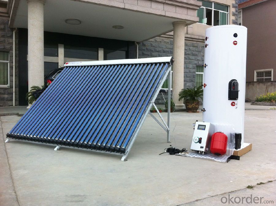 Split Solar Heating System with no Copper Coil Inside of Water Tank Model SS-M0