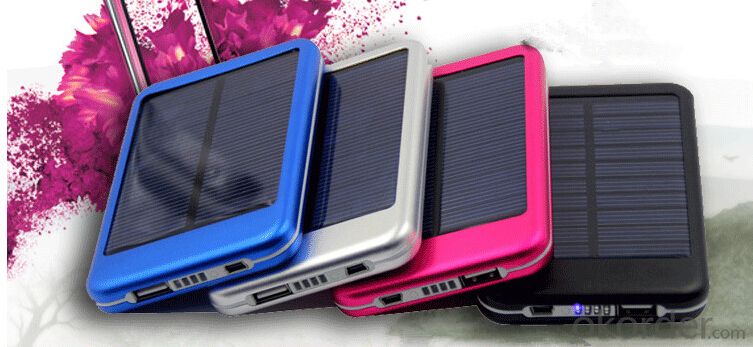 Solar Charger--Portable Mobile Phone For 6000 Mah Mobile