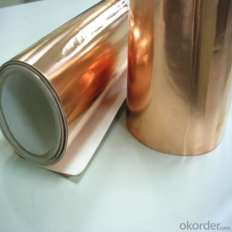 Coppery Color Aluminum  Foil  Tape With Liner