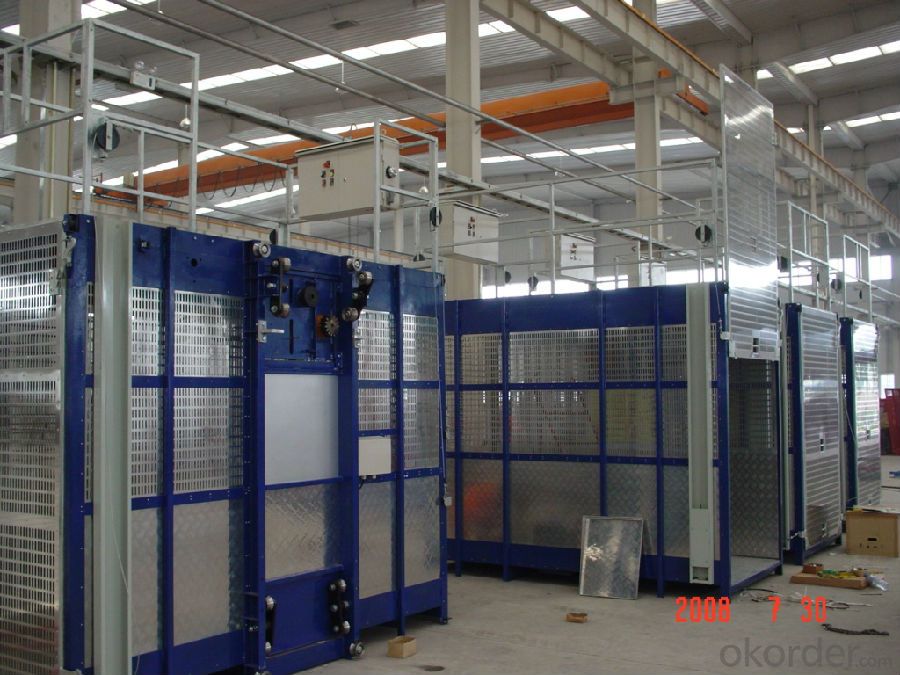 Twin/Single Cage Sc100/100 Construction Material Hoist Made in China