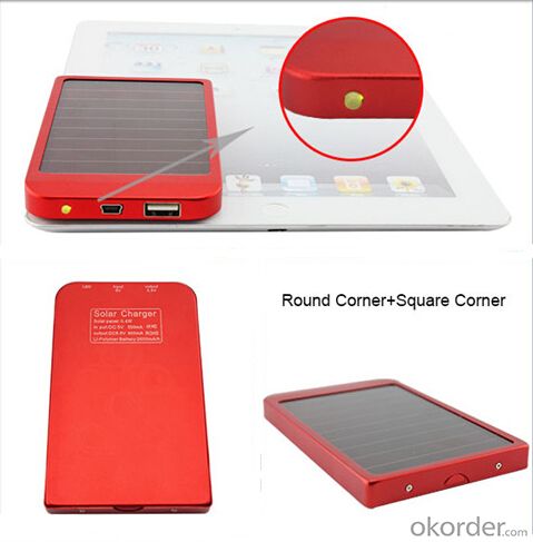 Solar Charger--Portable Mobile Phone For 1800/2600/3500Mah Mobile