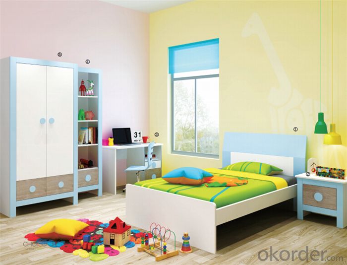 Prince Bedroom Furniture Set with Environmental Material