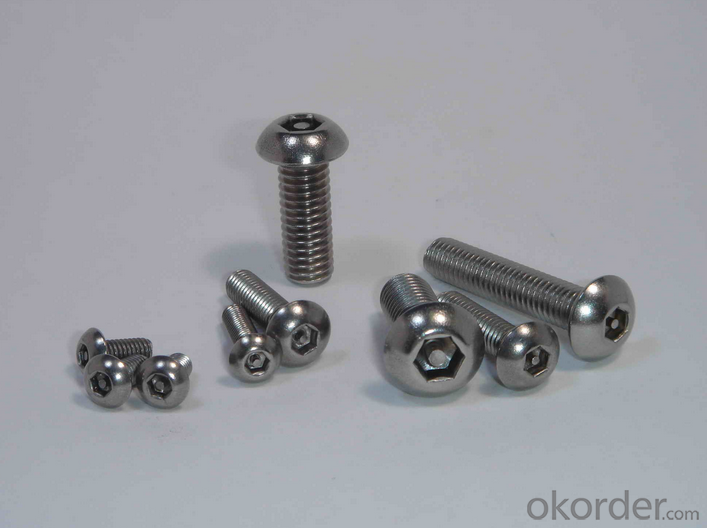 Hexagon Socket Machine Screw Stainless Steel DIN7991 High Quality
