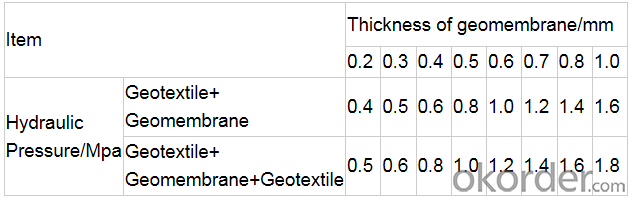 Composite Geomembrane with Nonwoven Geotextile