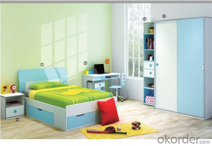 Prince Bedroom Bunk Bed  with Colorful Design