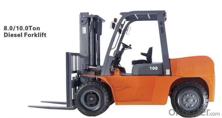 Efficent 10.0T Disel  Forklift Truck  with Good Price