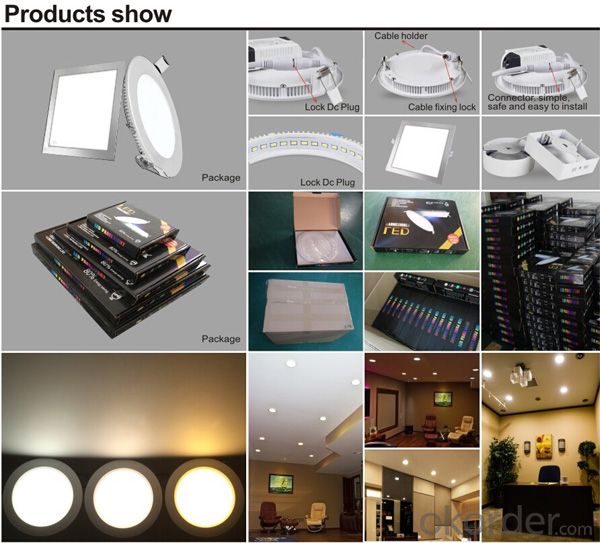 Led Panel Light Small Size 3W PF0.5 Recessed   Mount Round Shape