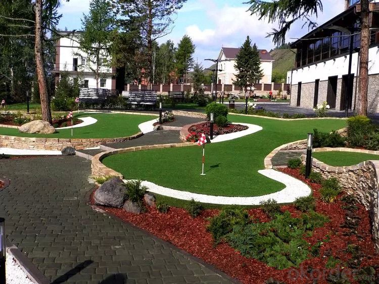 Nature, Reinforced Softness Landscaping Artificial Turf with Unique Profile