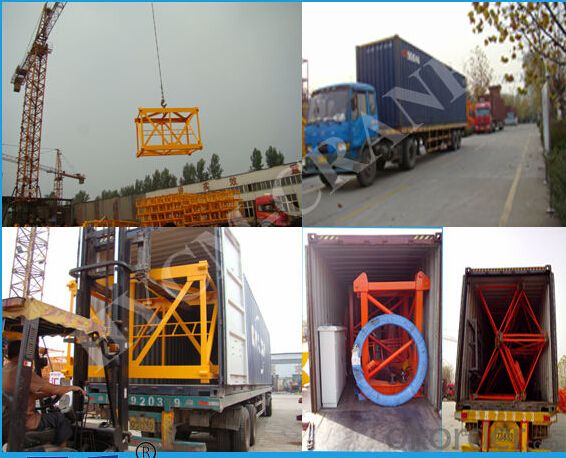 Tower Crane TC6015 with 10 Ton Max Load Span 60M