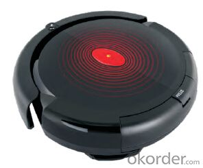 Cyclonic Robot Vacuum Cleaner with Self Charging/Remote Control/Schedule Time Setting Fuction