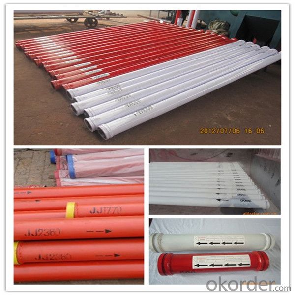 Truck Mounted Concrete Pump Delivery Pipe