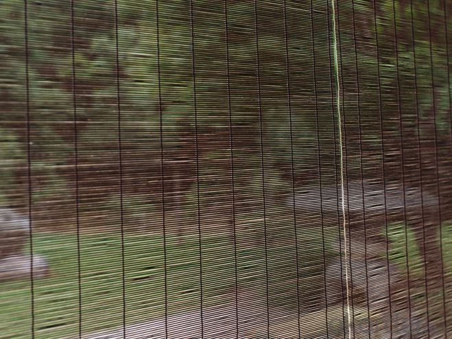 Natural Bamboo Backyard Fence Screen Bamboo Curtain
