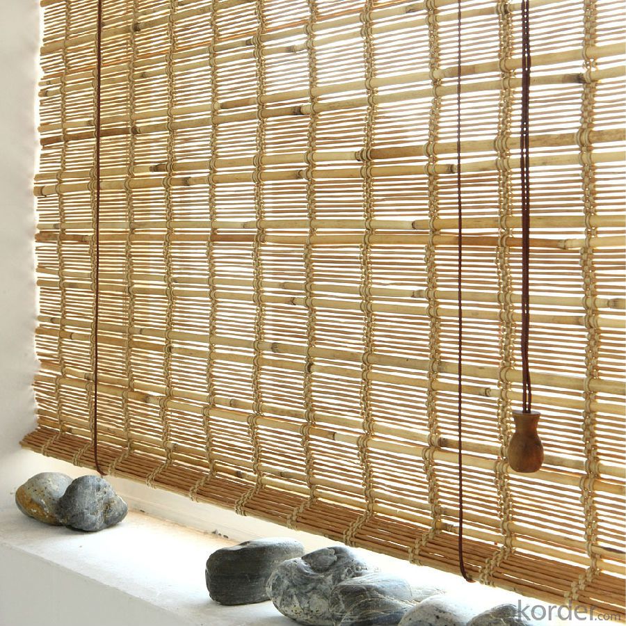 Pull Rope Curtain Bamboo Garden Fence Screen