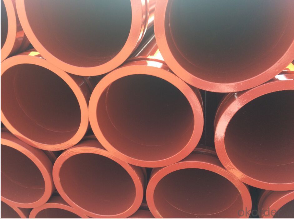 Concrete Pump Truck Parts Delivery Pipe Normal Pipe DN125 2MTR Thick 3.2MM ST52