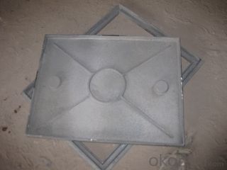 Manhole Covers Ductile Iron EN124 Bitumen Coating