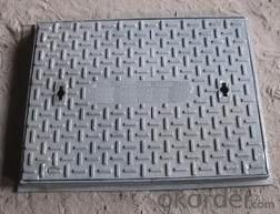Ductile Iron Manhole Cover EN124 D400 Bitumen Coating