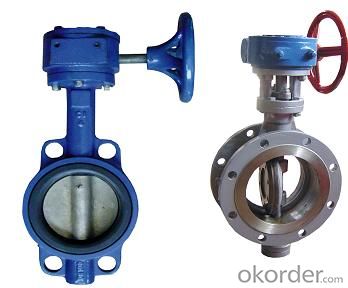Butterfly Valve Worm Actuated Flange Triple Eccentric Butterfly Valve
