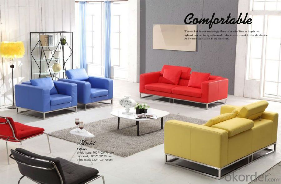 Living Room Furniture of High Quality Pu Leather