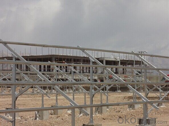 Pile Ground in C Type Steel, Mounting Structure
