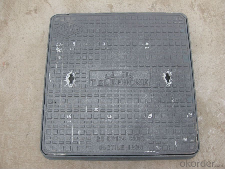 Manhole Covers Bitumen Coating Ductile Cast Iron