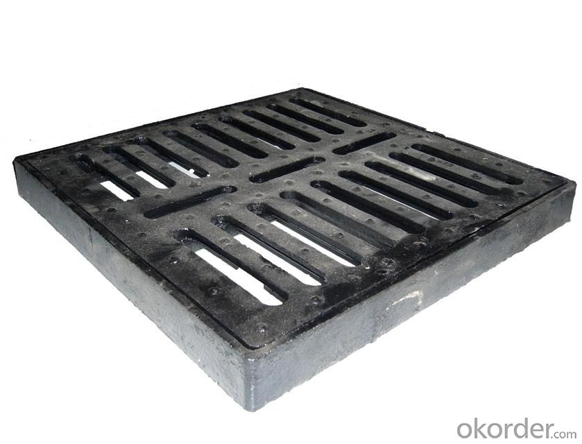 Grating Ductile Cast Iron Rain Grate with Frame Can be Customised
