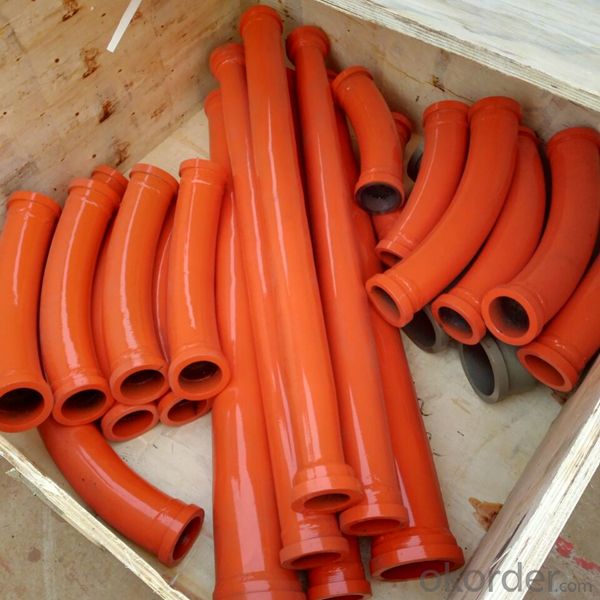 PM Concrete Pumping Bend Pipe Parts DN125*15D