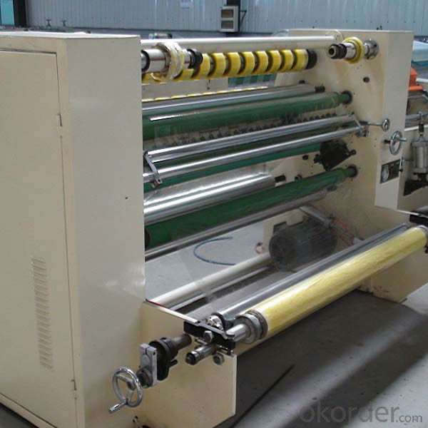 BOPP Jumbo Roll Adhesive Tape Slitting Machine