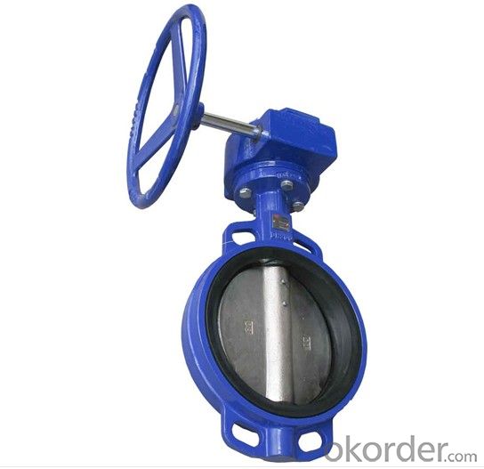 Butterfly Valve GGG50 Ductile Iron Wafer Hand lever